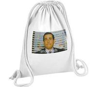Fabulous Sac de Gym en Coton Blanc I am Dead Inside The Office 12 Litres Blanc G