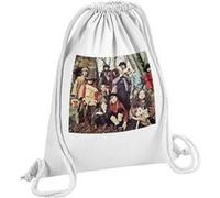 Fabulous Sac de Gym en Coton Blanc Incredible String Band Album Vintage 12 Litres Blanc G