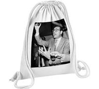 Fabulous Sac de Gym en Coton Blanc Jacques Chirac Vintage Toast 12 Litres Blanc G