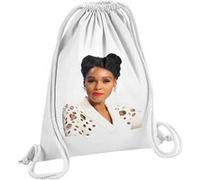 Fabulous Sac de Gym en Coton Blanc Janelle Monae Chanteuse Artiste Soul 12 Litres Blanc G