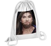 Fabulous Sac de Gym en Coton Blanc Jenner Avec une Barbe Troll 12 Litres Blanc G