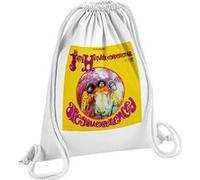 Fabulous Sac de Gym en Coton Blanc Jimi Hendrix Are You Experienced 12 Litres Blanc G