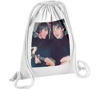 Fabulous Sac de Gym en Coton Blanc John Lennon Paul McCartney Radio Show 12 Litres Blanc G