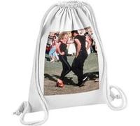 Fabulous Sac de Gym en Coton Blanc John Travolta et Olivia Newton Grease 2 12 Litres Blanc G