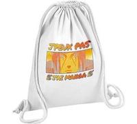 Fabulous Sac de Gym en Coton Blanc J'peux Pas J'ai Manga Itachi Naruto 12 Litres Blanc G