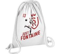 Fabulous Sac de Gym en Coton Blanc Just Fontaine 12 Litres Blanc G