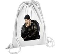 Fabulous Sac de Gym en Coton Blanc LL Cool J Rapper New York 12 Litres Blanc G