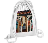 Fabulous Sac de Gym en Coton Blanc Lois Lane Superman's Girlfriend Bande Dessinee No.106 12 Litres Blanc G