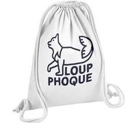 Fabulous Sac de Gym en Coton Blanc Loup-phoque 12 Litres Blanc G