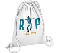 Fabulous Sac de Gym en Coton Blanc Maradona 1960 - 2020 12 Litres Blanc G