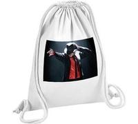 Fabulous Sac de Gym en Coton Blanc Michael Jackson Live 2002 12 Litres Blanc G