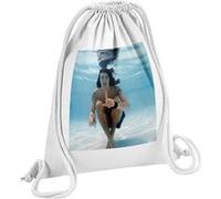 Fabulous Sac de Gym en Coton Blanc Nirvana Dave Grohl Nevermind Photoshoot Piscine 12 Litres Blanc G