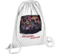 Fabulous Sac de Gym en Coton Blanc Nirvana Kurt Cobain Album Unplugged in New York 12 Litres Blanc G