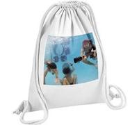 Fabulous Sac de Gym en Coton Blanc Nirvana Kurt Cobain Nevermind Photoshoot Piscine 12 Litres Blanc G