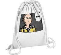 Fabulous Sac de Gym en Coton Blanc One Punch Man Ok Color Saitama 12 Litres Blanc G