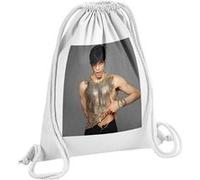Fabulous Sac de Gym en Coton Blanc Prince Bad Boy 12 Litres Blanc G