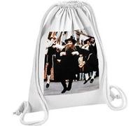 Fabulous Sac de Gym en Coton Blanc Rabbi Jacob Il Va Dancer Louis De Funes 12 Litres Blanc G