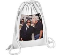 Fabulous Sac de Gym en Coton Blanc Reservoir Dogs Tim Roth Michael Madsen 12 Litres Blanc G