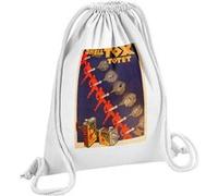 Fabulous Sac de Gym en Coton Blanc Shell Tox Art Deco Affiche Ancienne 12 Litres Blanc G