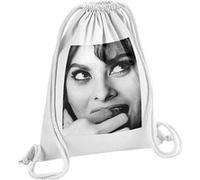 Fabulous Sac de Gym en Coton Blanc Sophia Loren Actrice 1 12 Litres Blanc G