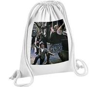 Fabulous Sac de Gym en Coton Blanc The Doors Jim Morrison Strange Days 12 Litres Blanc G