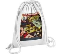 Fabulous Sac de Gym en Coton Blanc The Haunted Strangler Cinéma Vintage 12 Litres Blanc G