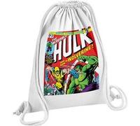 Fabulous Sac de Gym en Coton Blanc The Hulk and Wolverine Couverture BD 12 Litres Blanc G