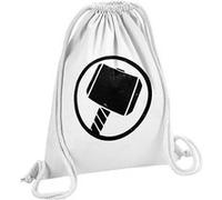 Fabulous Sac de Gym en Coton Blanc Thor Marteau 12 Litres Blanc G