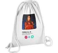 Fabulous Sac de Gym en Coton Blanc Tinder Carrie White 12 Litres Blanc G