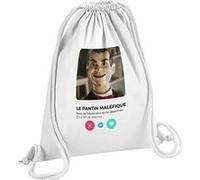 Fabulous Sac de Gym en Coton Blanc Tinder Le pantin Maléfique 12 Litres Blanc G