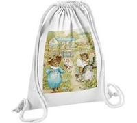 Fabulous Sac de Gym en Coton Blanc Tom Kitten et Ses Amis Chaton Beatrice Potter 12 Litres Blanc G