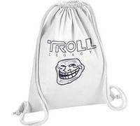 Fabulous Sac de Gym en Coton Blanc Troll - Tron 12 Litres Blanc G