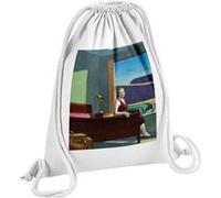 Fabulous Sac de Gym en Coton Blanc Western Motel Edward Hopper 12 Litres Blanc G
