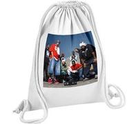Fabulous Sac de Gym en Coton Blanc Wu Tang Clan New York 12 Litres Blanc G