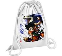Fabulous Sac de Gym en Coton Blanc Yamcha Dragon Ball 12 Litres Blanc G