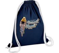 Fabulous Sac de Gym en Coton Bleu Bernard Hinault Vintage 12 Litres Bleu G