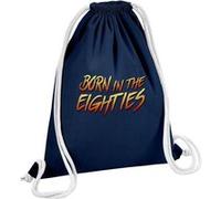 Fabulous Sac de Gym en Coton Bleu Born in the Eighties Street Fighter 12 Litres Bleu G