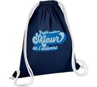 Fabulous Sac de Gym en Coton Bleu Certifié meilleur Skieur de l'univers 12 Litres Bleu G