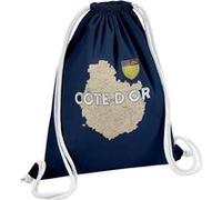 Fabulous Sac de Gym en Coton Bleu Côte-d'Or carte ancienne 12 Litres Bleu G