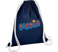 Fabulous Sac de Gym en Coton Bleu Dig Dug 1982 12 Litres Bleu G