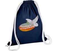 Fabulous Sac de Gym en Coton Bleu Everything is Not Hopeless Now 12 Litres Bleu G