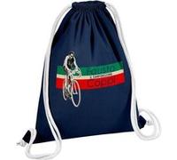 Fabulous Sac de Gym en Coton Bleu Fausto Coppi Vintage 12 Litres Bleu G
