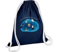 Fabulous Sac de Gym en Coton Bleu Hayao Deep is your Love ? 12 Litres Bleu G