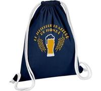 Fabulous Sac de Gym en Coton Bleu Le Meilleur Brasseur du Monde 12 Litres Bleu G