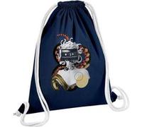 Fabulous Sac de Gym en Coton Bleu Médusa Cassette 12 Litres Bleu G