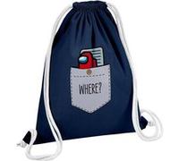 Fabulous Sac de Gym en Coton Bleu Poche Surprise Imposteur 12 Litres Bleu G