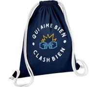 Fabulous Sac de Gym en Coton Bleu Qui Aime bien Clash bien 12 Litres Bleu G