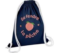 Fabulous Sac de Gym en Coton Bleu Se Fendre la Pêche 12 Litres Bleu G