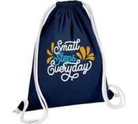 Fabulous Sac de Gym en Coton Bleu Small Steps Everyday 12 Litres Bleu G
