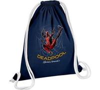 Fabulous Sac de Gym en Coton Bleu Spideman Deadpool 12 Litres Bleu G